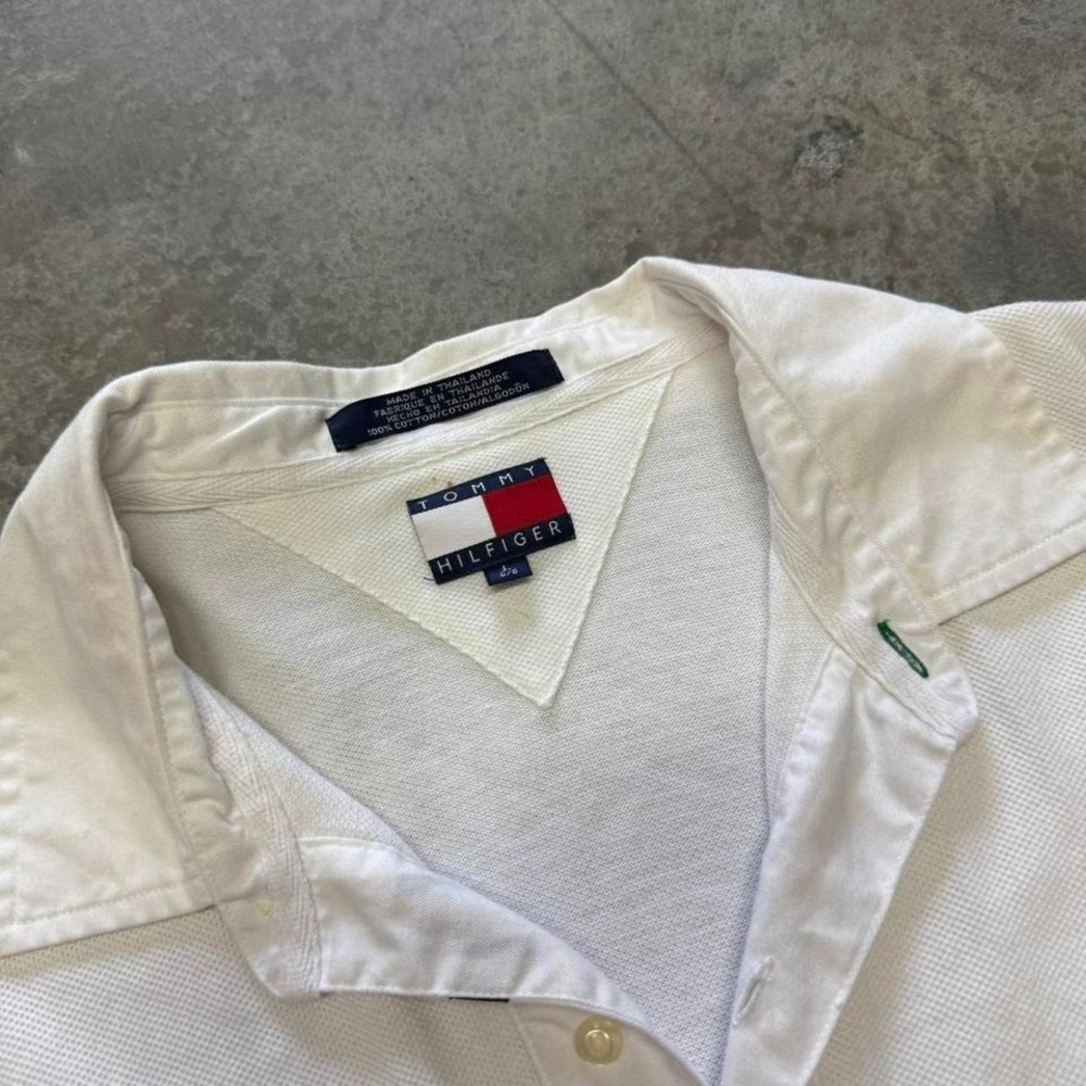 Tommy Hilfiger Vintage 90s Polo Rugby Long Sleeve - Picture 3 of 5